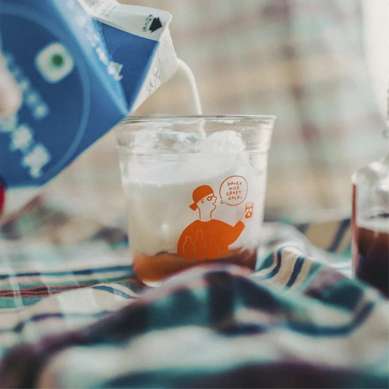 炭酸が苦手な方でも。クラフトコーラの“ミルク割り ”
