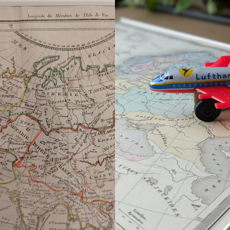 古い地図を眺めながら、遥かな時代を旅してみませんか。ヨーロッパの古地図。