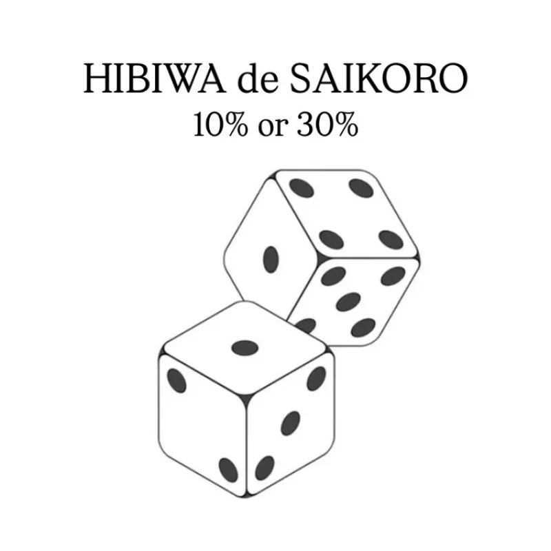HIBIWAでサイコロ！　MAX30%OFF感謝祭