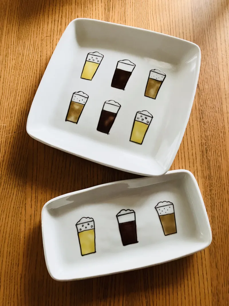 色々なおつまみをちょこちょこ盛れるお皿