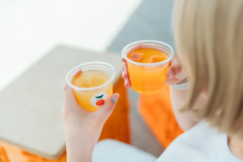 しまなみの柑橘100%ストレートジュース飲み比べ。日替わりジュースが選べます。