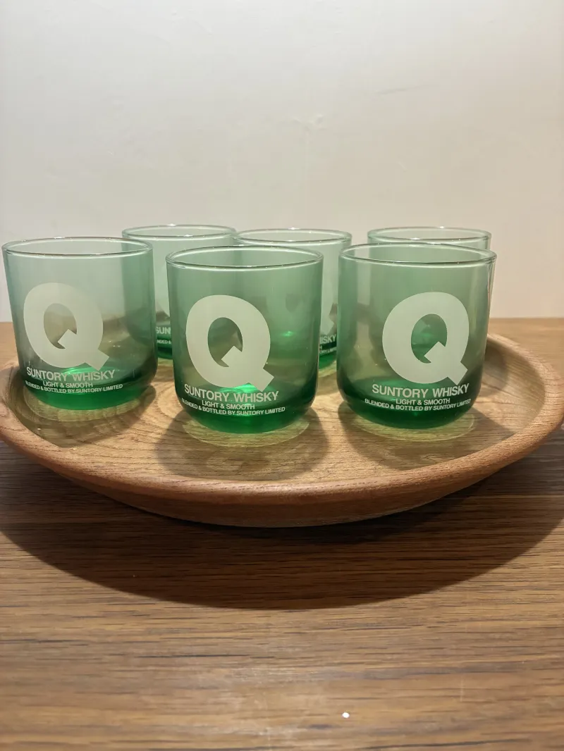 サントリーウイスキー“ Q”ノベルティグラス