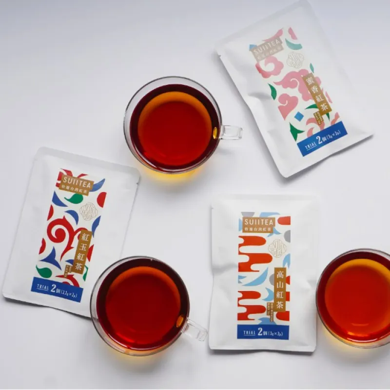 紅茶は気軽にお味見できるトライアルタイプもご用意しています。