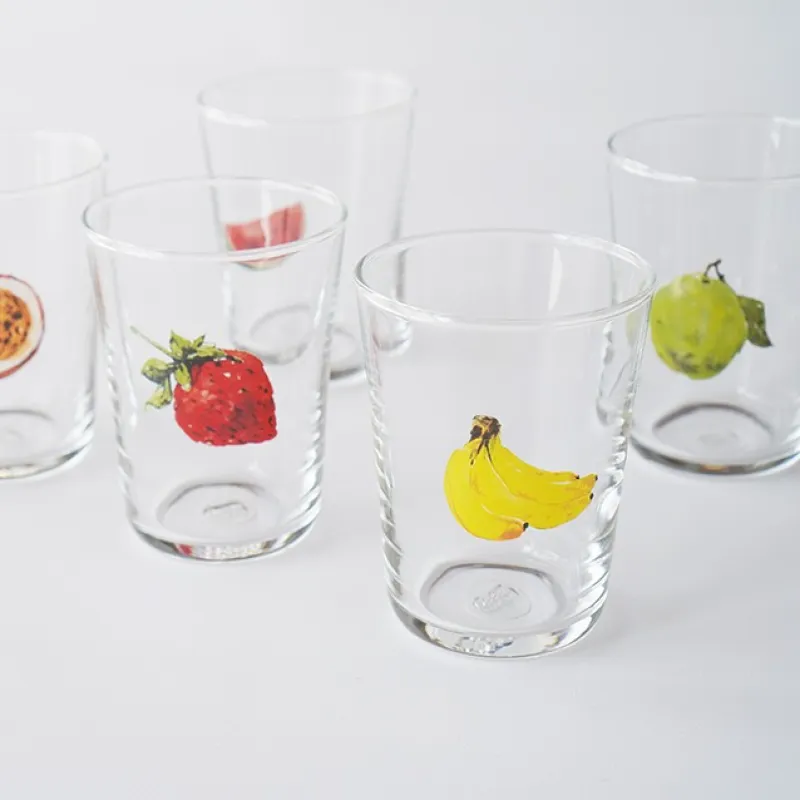 台湾のデザイナーさんが台湾でとれるフルーツをデザインしたコップ