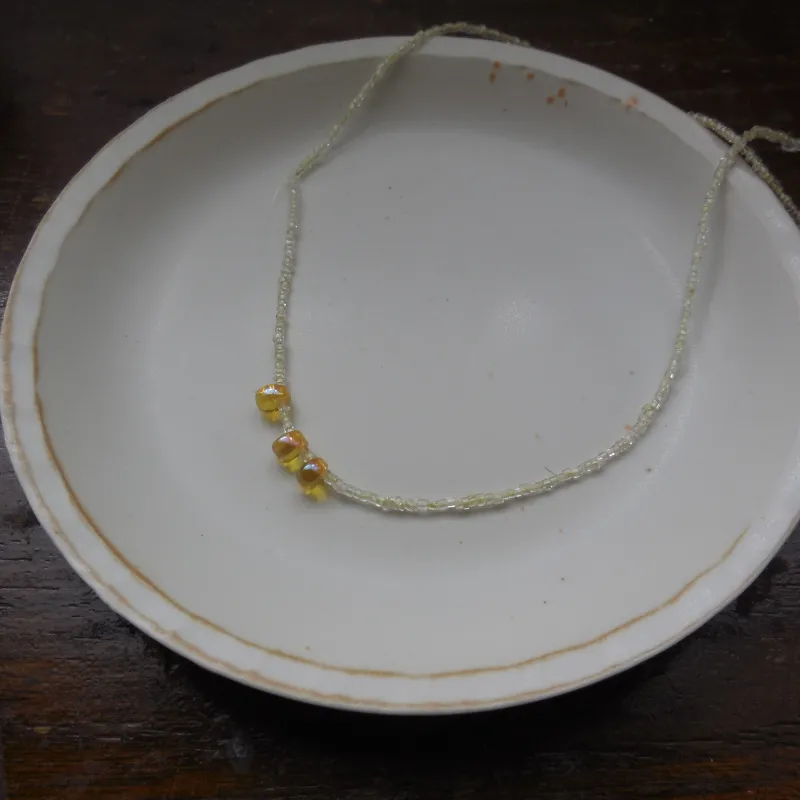 ビーズのネックレス