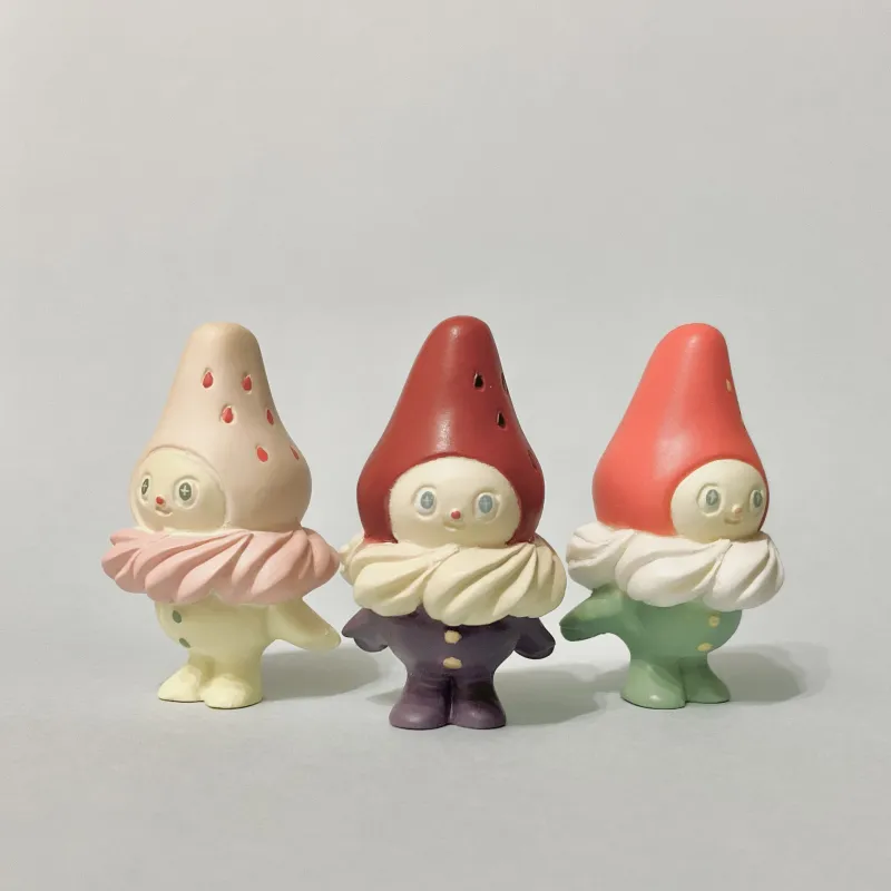 「いちごのベティー」「白いちごのミルキー」「黒いちごのベル」