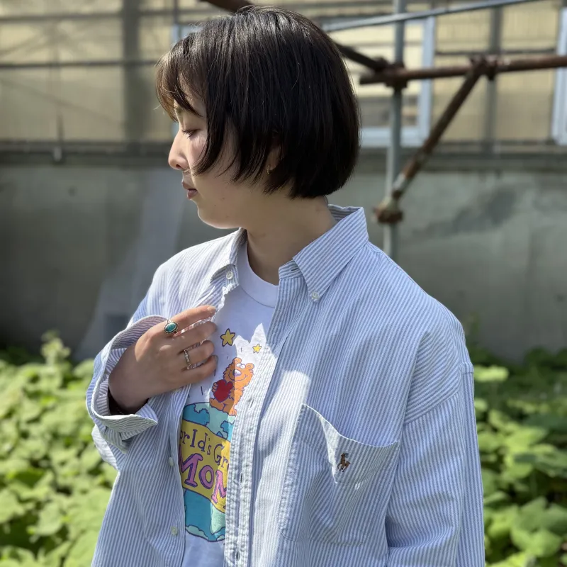 90年代「RALPH LAUREN」BIG SHIRT