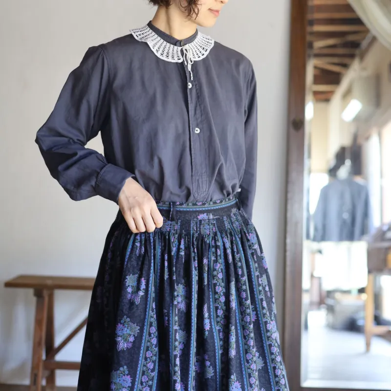 フランスで後染めしていただいたヴィンテージドレスシャツ