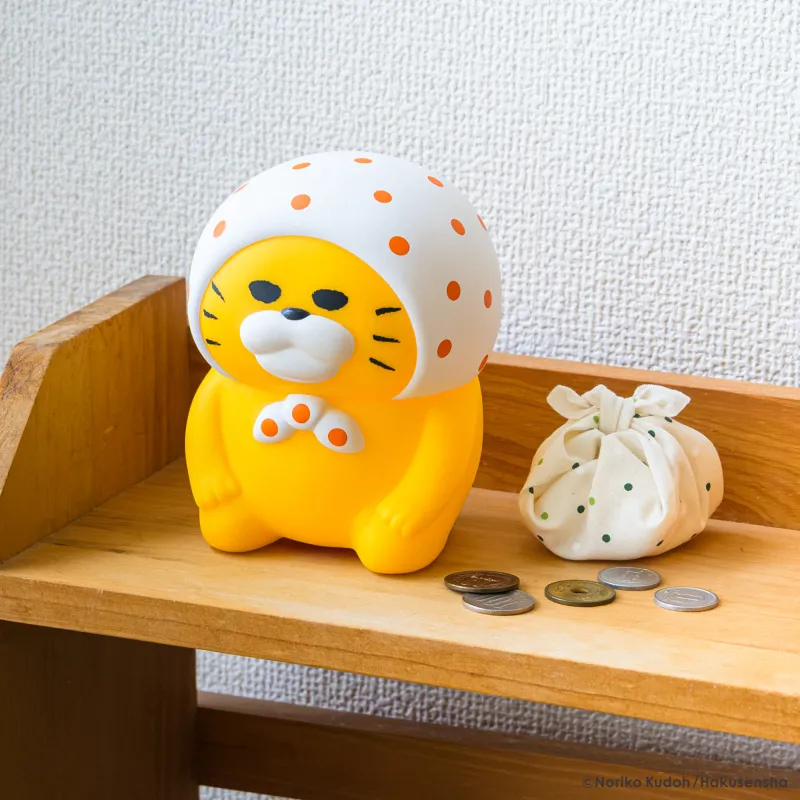 シリーズ累計500万部突破の大人気絵本、「ノラネコぐんだん」の貯金箱！