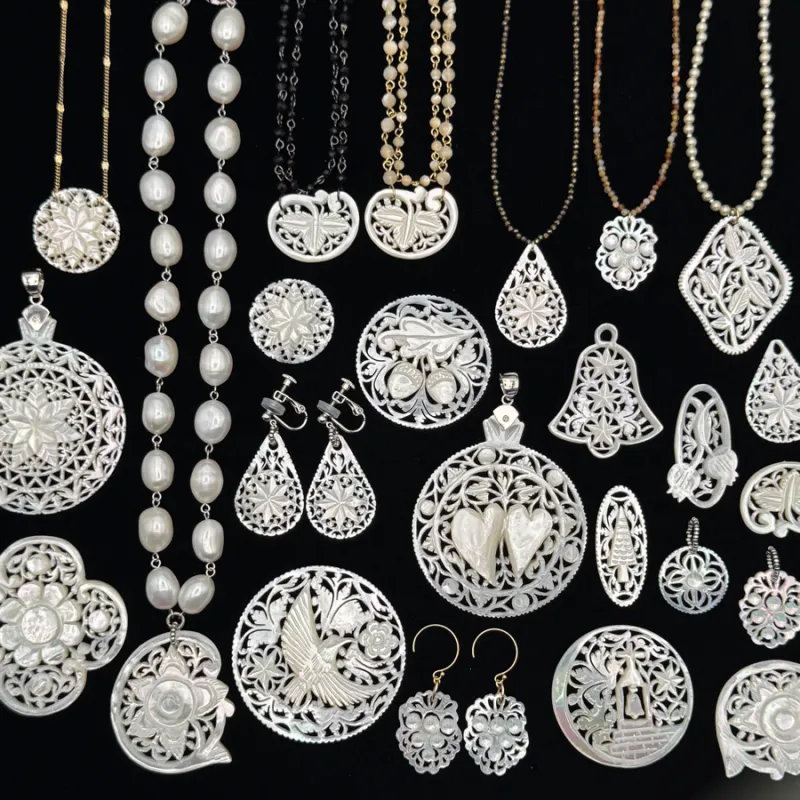 聖地ベツレヘムで作られている貝細工のアクセサリー「ベツレヘムパール」