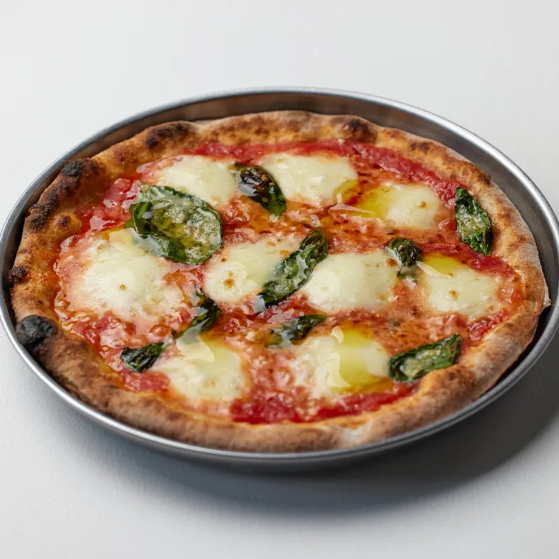 大人気の定番マルゲリータ。迷ったらコレ、シンプルなので引き立て全粒粉を使った生地の美味しさも味わえます。