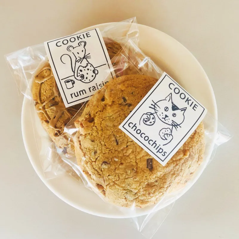 食べ応え抜群！　大きいクッキー。気づけばペロリと食べちゃいます。