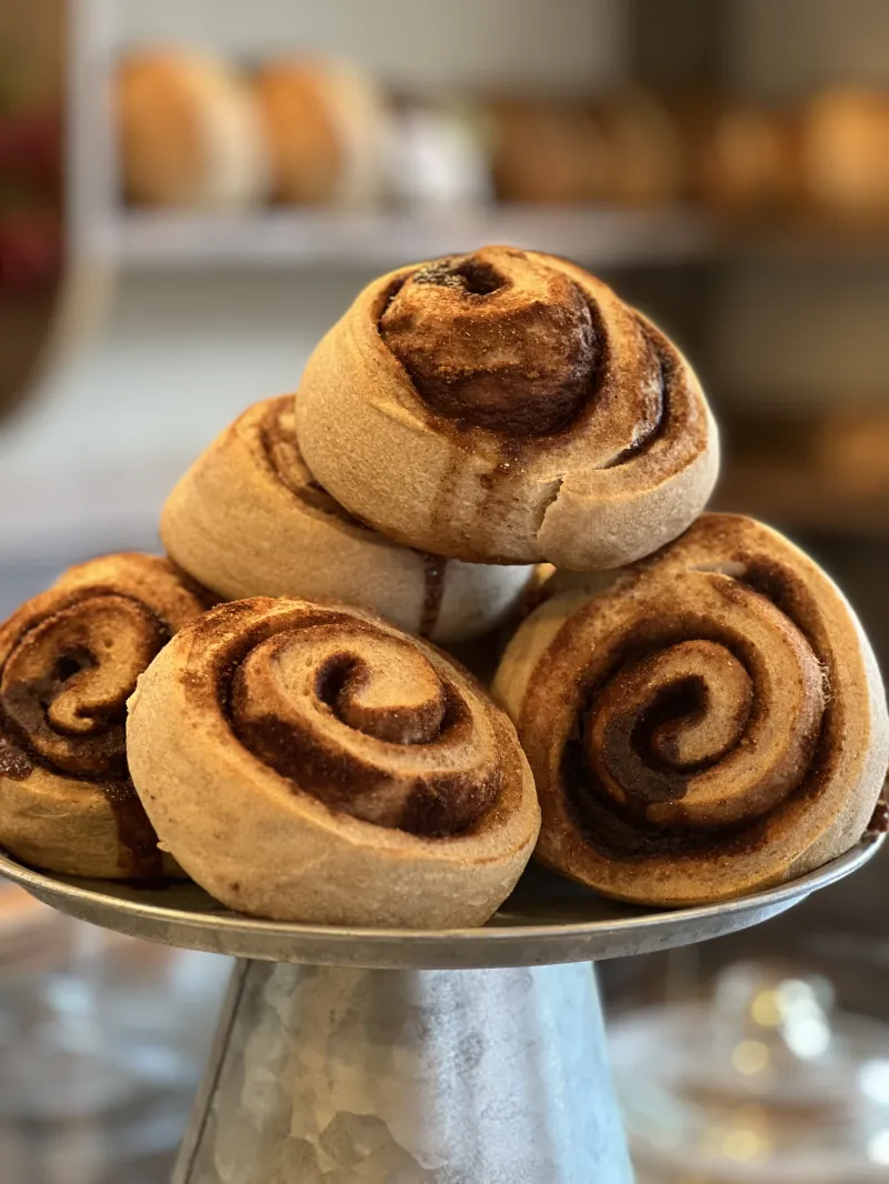 シナモンもカルダモンが病みつきのムッチリシナモンロール
