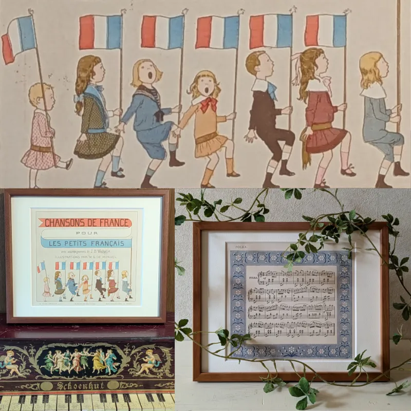 かわいくて、おしゃれで、素敵。ずっと眺めていたい、フランスの童謡。