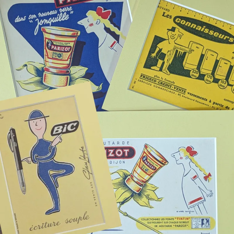 パリの人々が惹かれる、個性的なデザイン。サヴィニャックの広告。