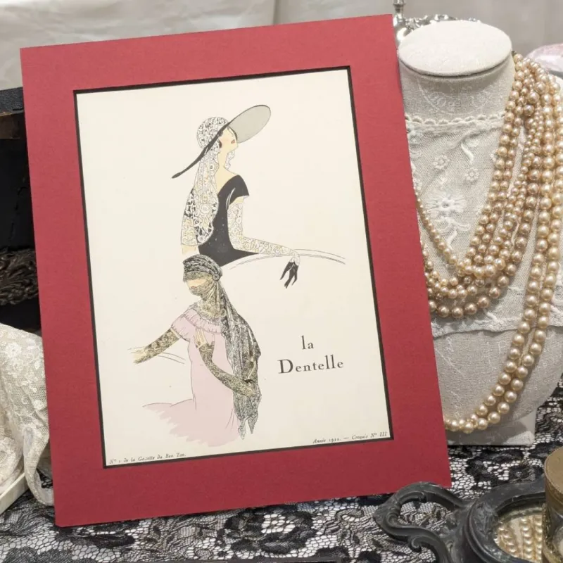 シャネルを生み出した時代のパリのモードやファッション。大変美しいファッショプレート。
