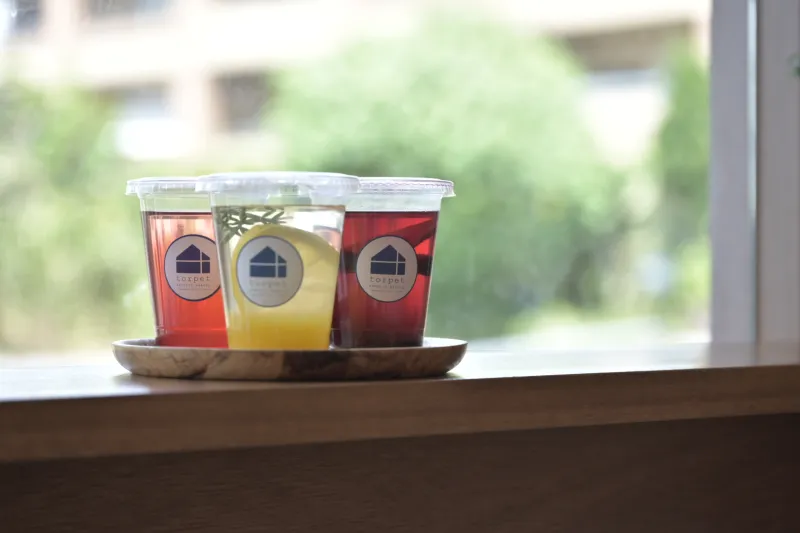 自家製シロップソーダ