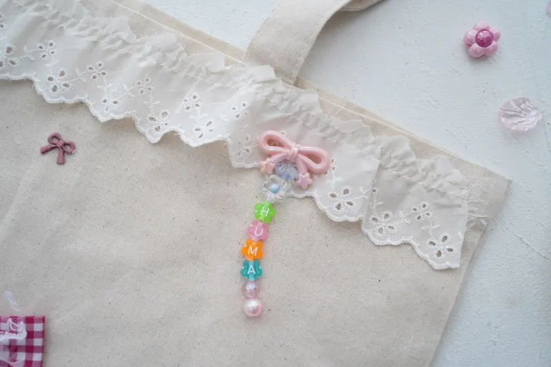 ビーズを使ったキーホルダー