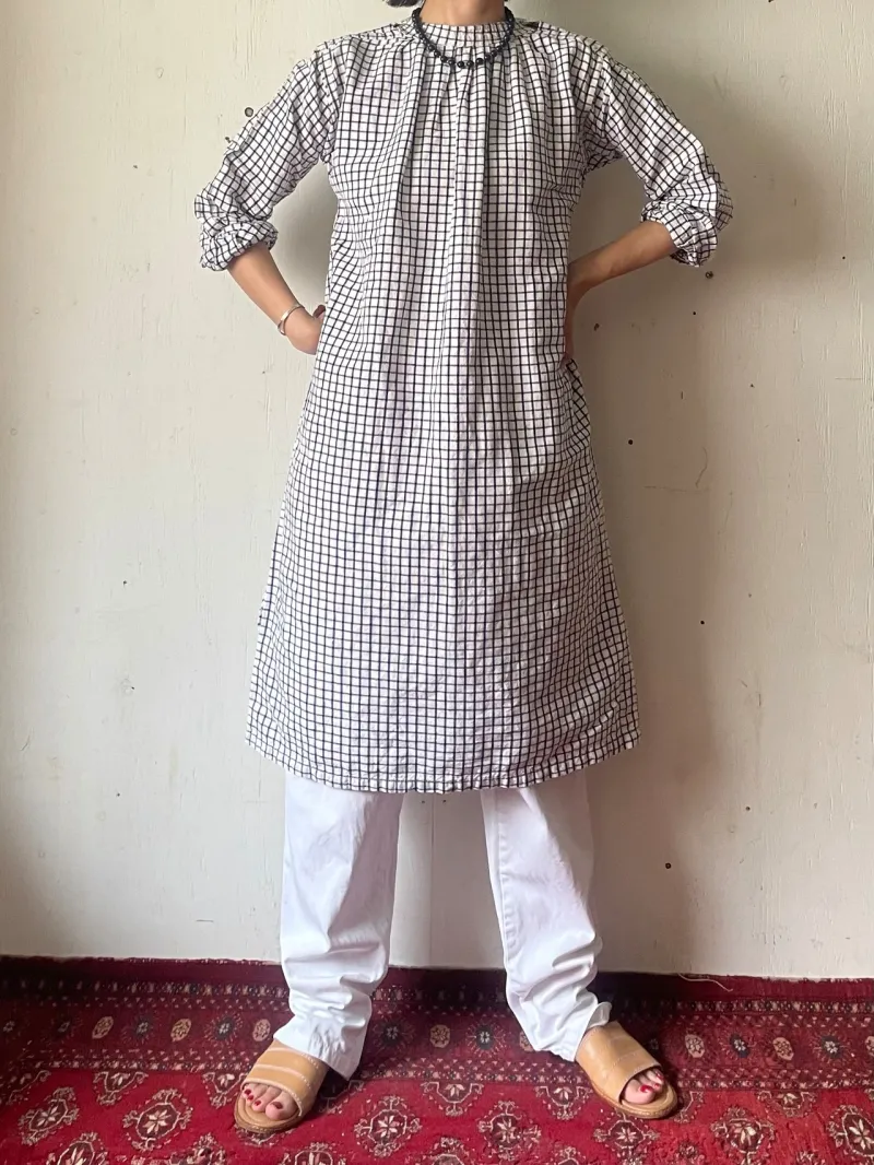 1940年代、コットン タッターソールワンピース