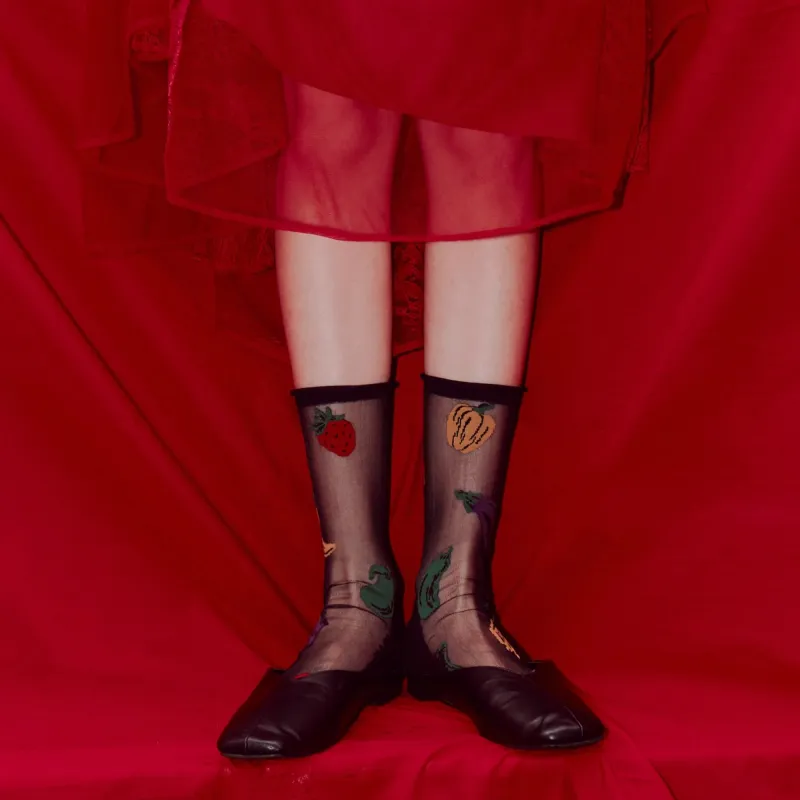 野菜がモチーフ、大人の密かなおしゃれ靴下