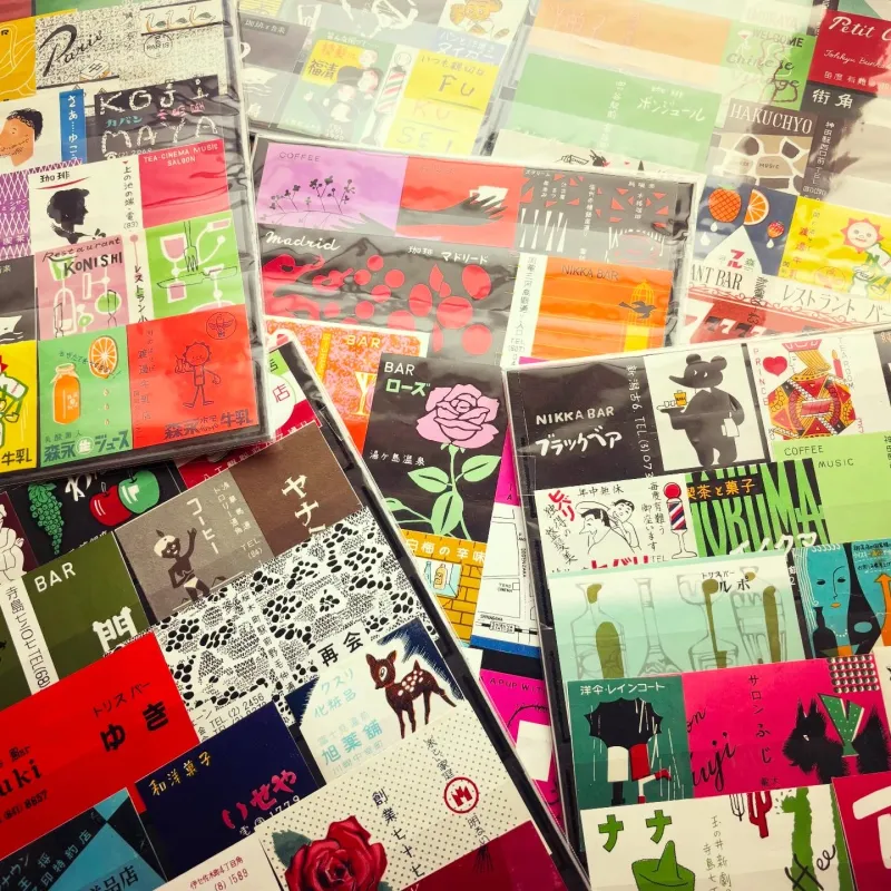 1960年代ごろのレトロマッチラベルもたくさん！