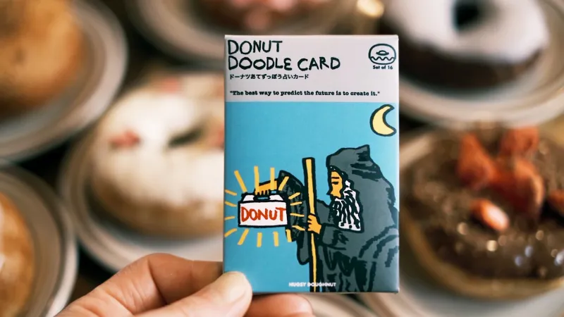 『ドーナツあてずっぽ占いカード』美味しいドーナツのご加護が在らんことを。