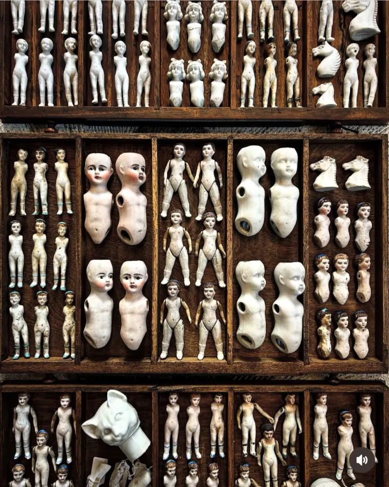 1900年代初頭にフランスで作られたドールパーツ