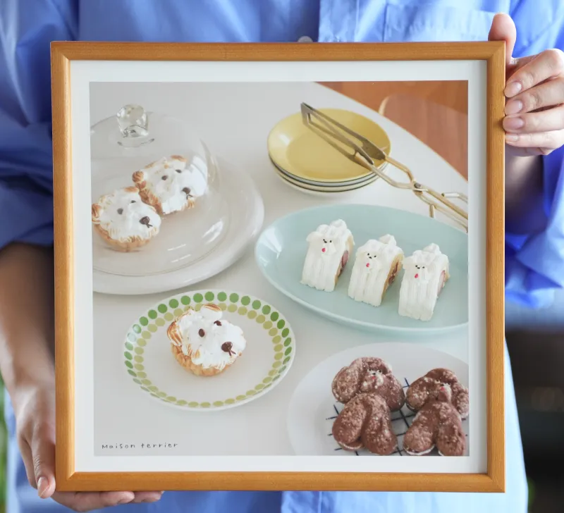 犬好きさんへ。Maison terrierさんとコラボして作ったワンコポスター