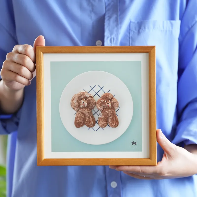 犬好きさんへ。Maison terrierさんとコラボして作ったワンコポスター