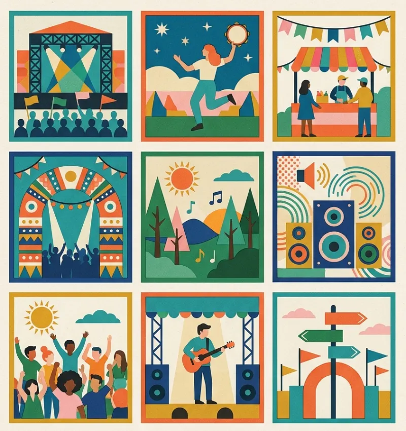 フェスティバルステッカー