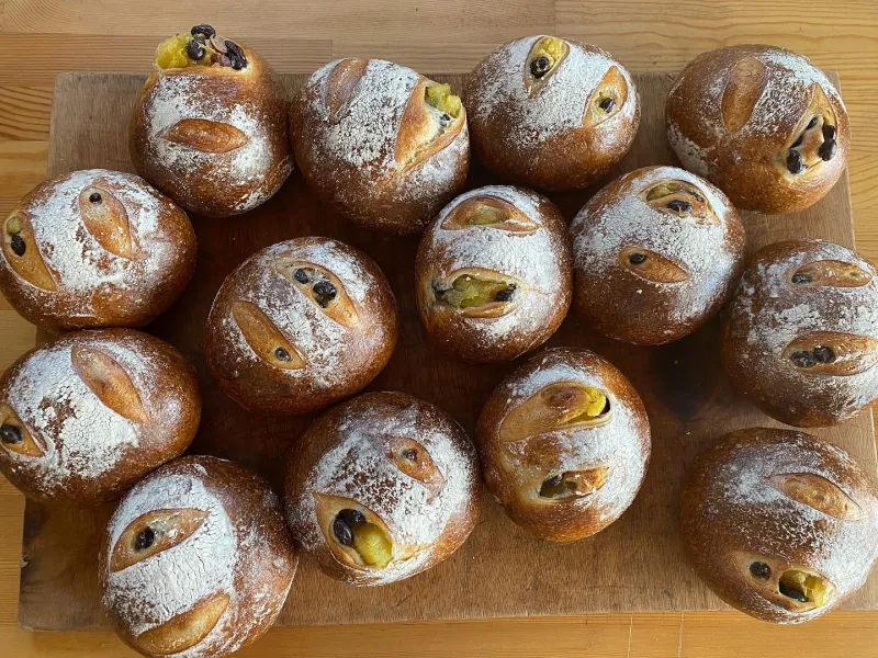 みるく生地のパンは優しい味