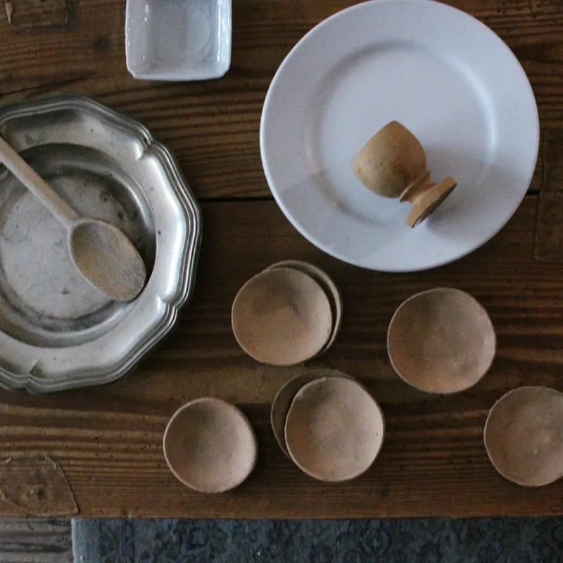 素焼きの豆皿（Japan）