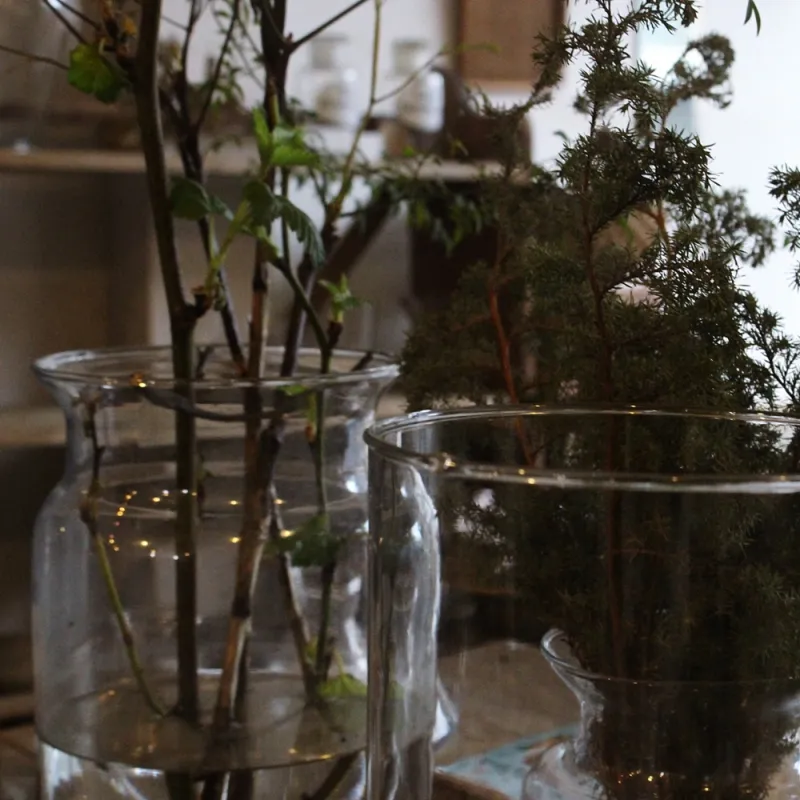 枝物など活けたくなるシンプルな花瓶（Poland）