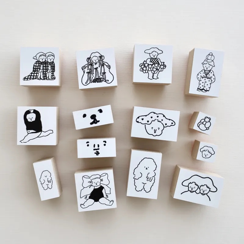 ユニークな絵柄目白押しのはんこ