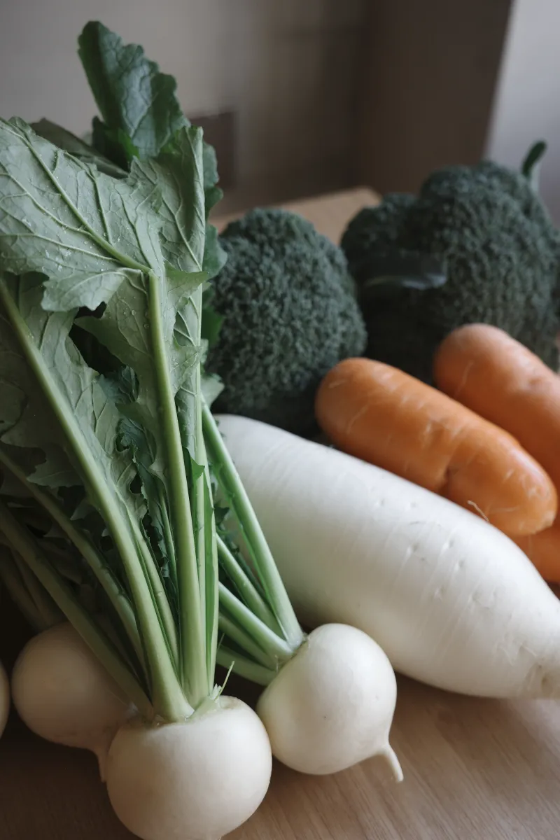 調布市の農家さんから直接仕入れている野菜は鮮度抜群です。