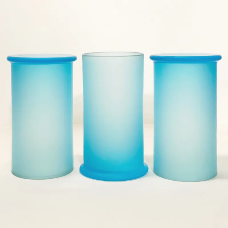 どこか儚げで美しきグラデーション、フロストガラスの涼しげグラス