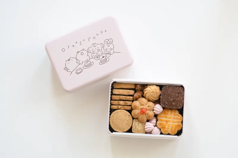 ふたを開けた瞬間、甘いバターの香りにときめくクッキー缶！