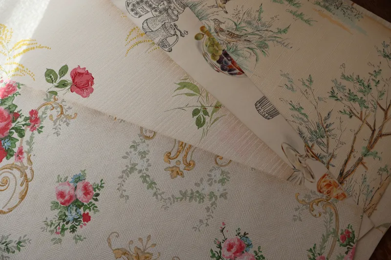 フランス・1950年代・壁紙サンプル