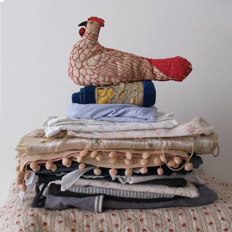 フランスで出会った布ものやエプロンなど