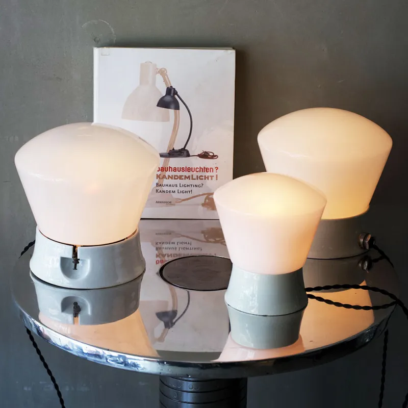 Marianne Branditによりデザインされた「KANDEM」の「ハウスホールドライト」（ドイツ1930年頃）