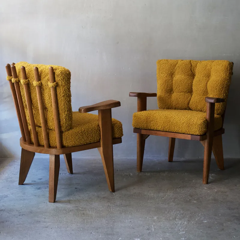 Guillerme et Chambronによりデザイン製造されたソファ（フランス1950年頃）