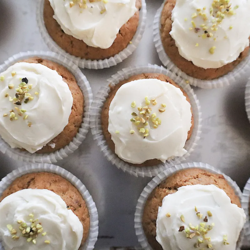 「キャロットケーキ」埼玉県産のにんじんをたっぷり使っています。