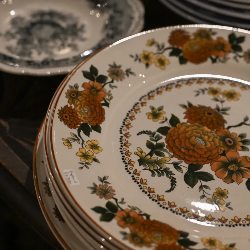 ヨーロッパの美しいお皿たち。料理がより美味しくなるはず。