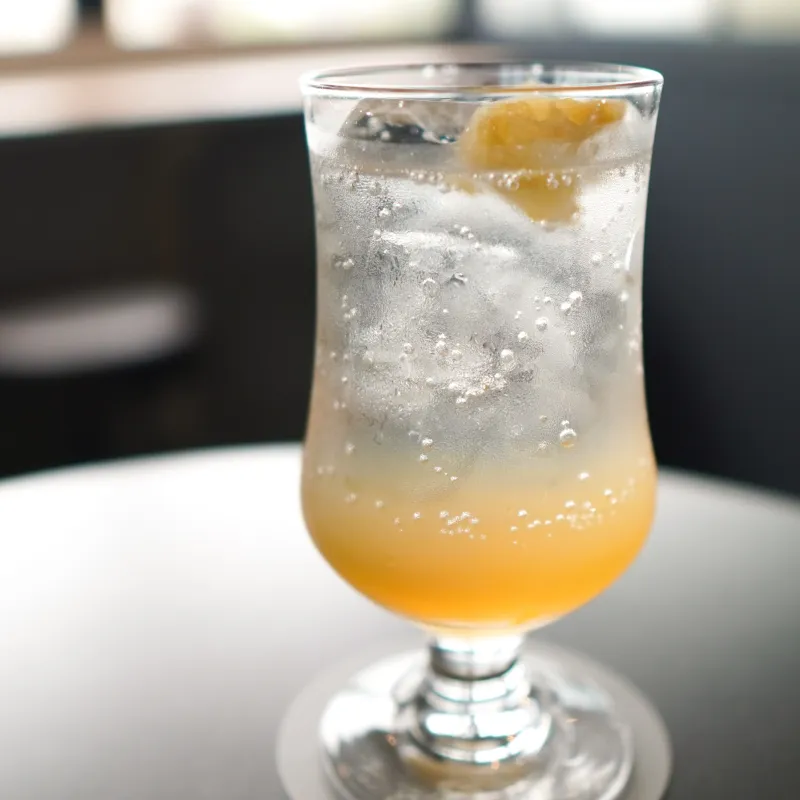 爽やかなレモンスカッシュ