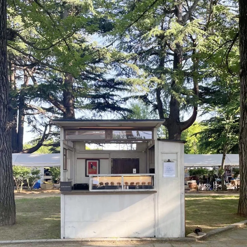 「skywalker小屋」当店のシンボル！　小屋をぜひご覧いただきたいです。