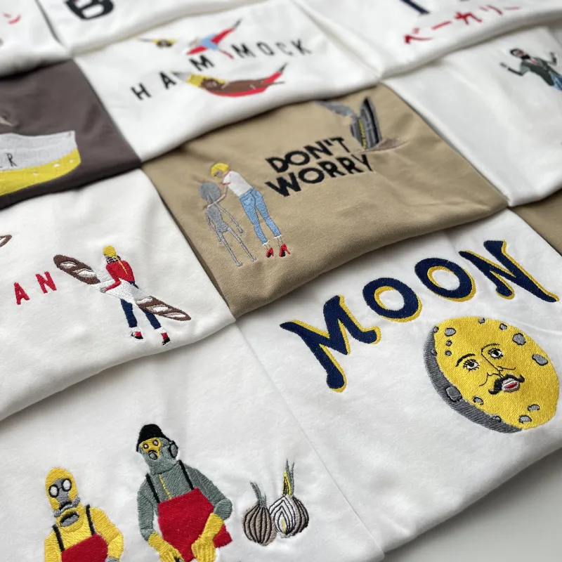 ゆるい刺繍と遊び心、この夏の1枚を見つけてください。