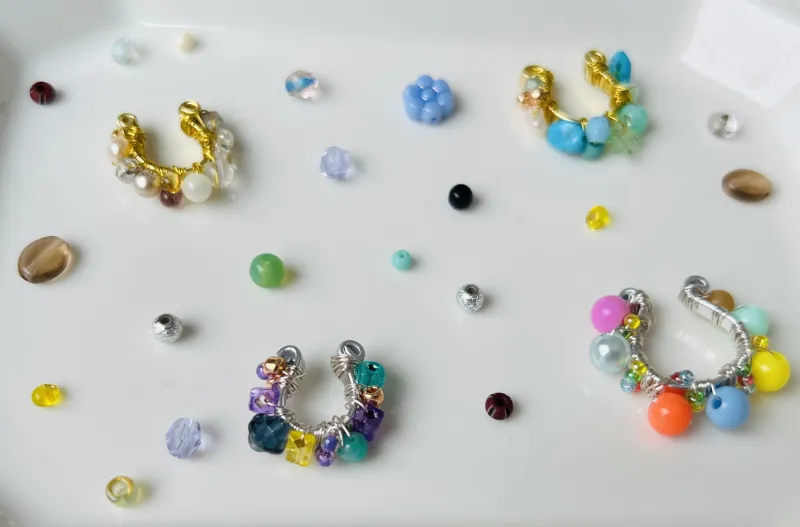 オリジナルイヤーカフのワークショップ