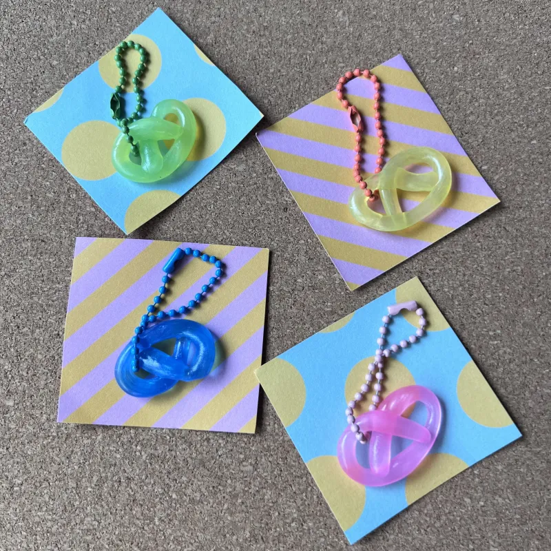 フェイクグミのキーホルダー