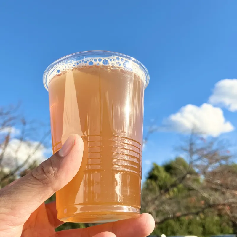 「TEGAMISHA BREWERY」の自家醸造クラフトビール。暑い日のイベントに最高のお供です。