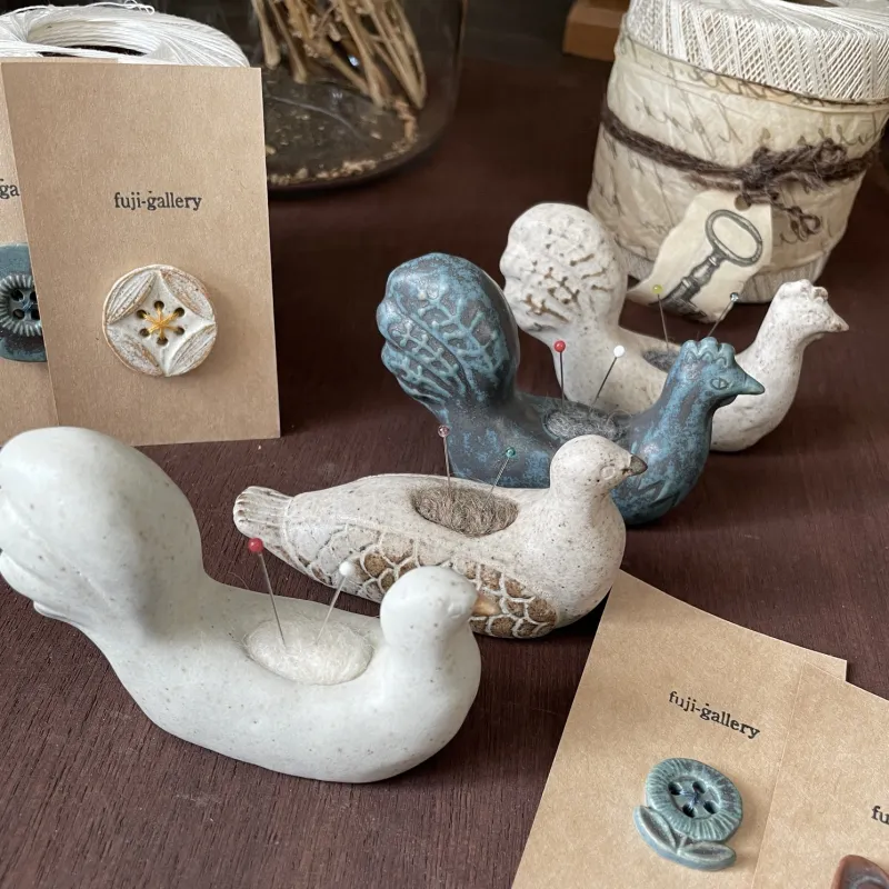 一つずつ手作業で生み出された、fuji-galleryさんの陶作品